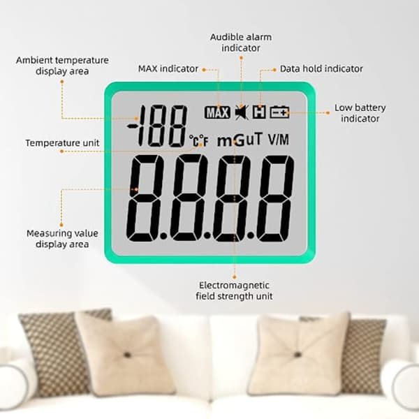 EMF Meter Radiation Detector Meter Smart Digital