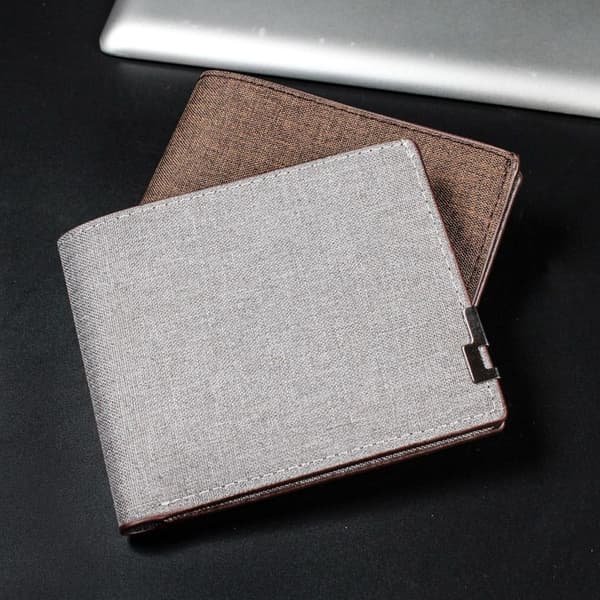 Miesten lompakko TUMMANHARMAA dark grey