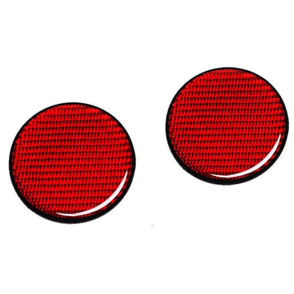 2 Stk Bil Coaster Vannkopp Mat RØD Red