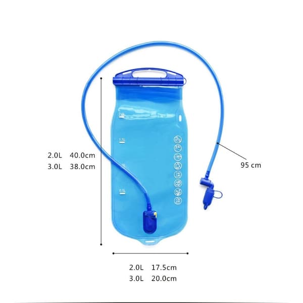 Vandblære Vandbeholder 2L 2L 2L