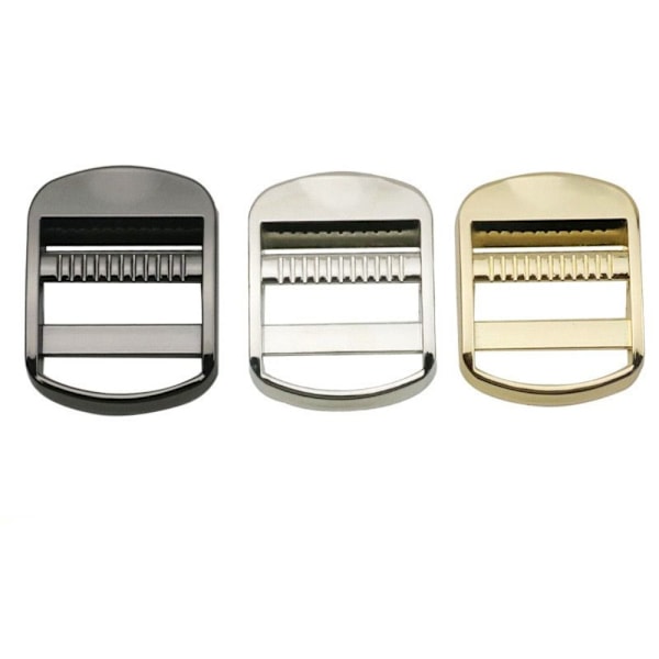 5st Metall Stege Lås Slider Justera Spännen GULD 25MM Gold 25mm