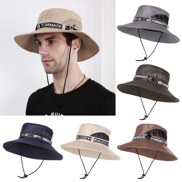 Bucket Hat UV Beskyttelseshætte LYS GRÅ light grey