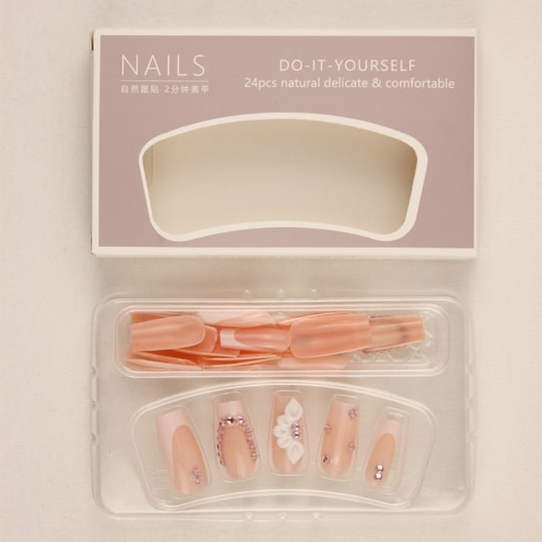 Långt vattenrör Fake Nails False Nail BZ1022 BZ1022 BZ1022