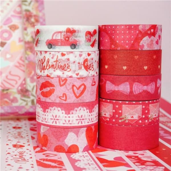 10st/ set Washi Tape klibbigt papper