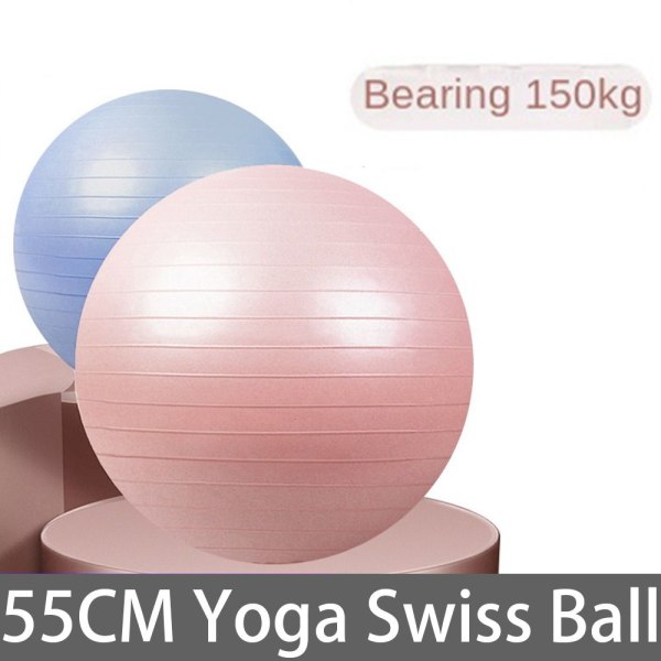 Yoga Swiss Ball Træningsbold PINK Pink