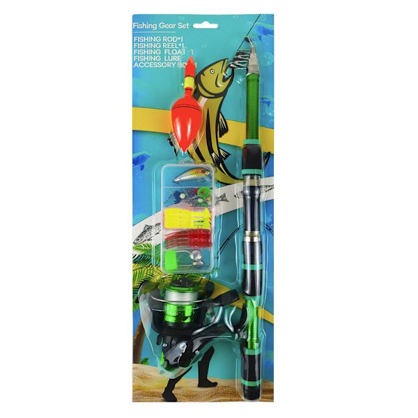 1,8M fiskespö kompletta kit set GRÖN green