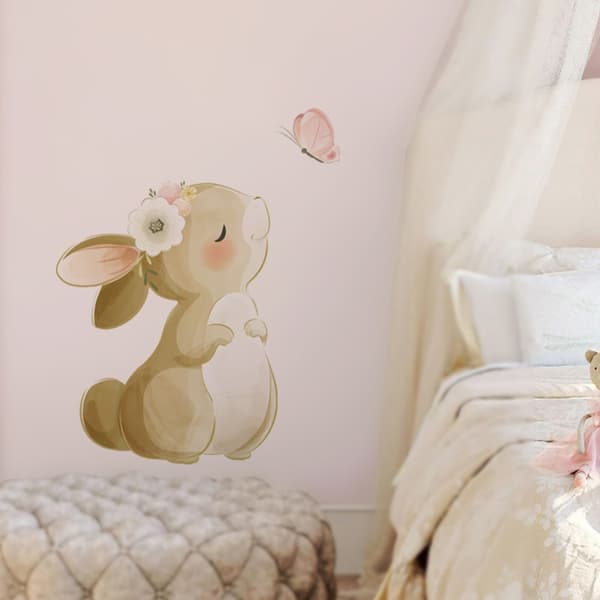 Seinätarra Bunny Tarrat Kodinsisustus
