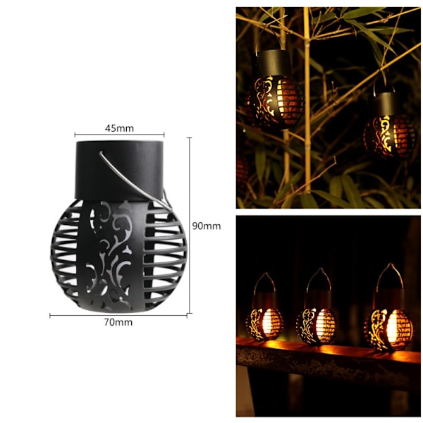 Simulation Flame Light Solar Light Flame Lamp