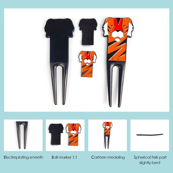 Golf Divot Pitch Repairer Tool Golfgaffelstift