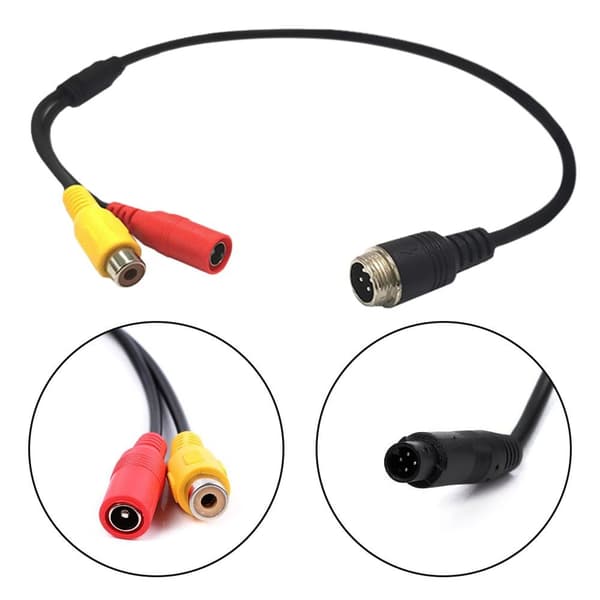 2 stk ledningsnet Kamerasignalkabel 2 2 2