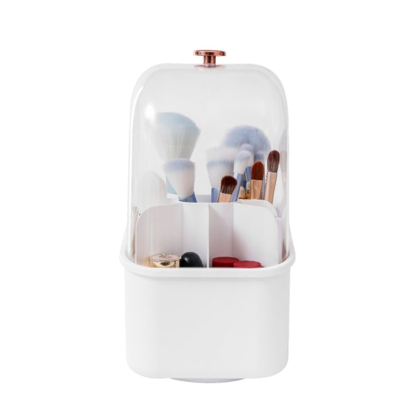 Makeup Brush Opbevaringsboks Børsteholder HVID UDEN LÅG UDEN white without lid-without lid