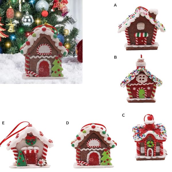 Christmas House Hanging Pendant Christmas Pepparkakshus E E E
