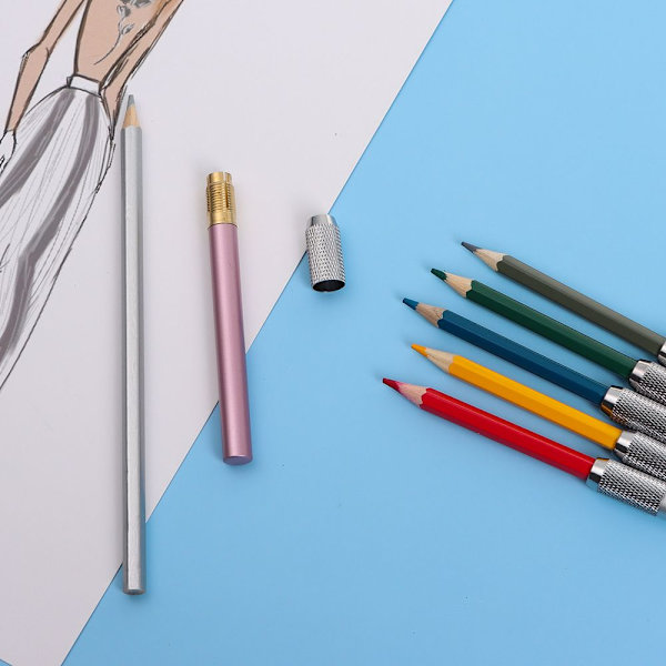 Pencil Extender Förlängd SILVER Silver