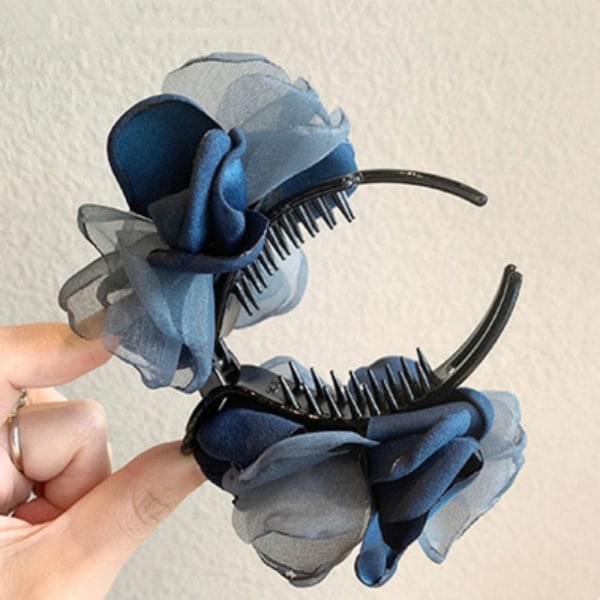 Hårklo Kvinne Hodeplagg NAVY BLÅ navy blue