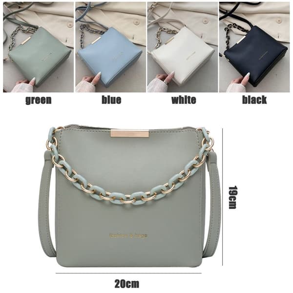 Handväskor för kvinnor Messenger Crossbody-väska vit
