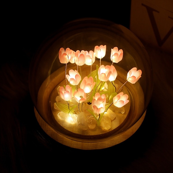 Tulip Night Light lämpökutistuva kalvo KELTAINEN 16 KPL TULPAP 16 KPL Yellow 16PCS Tulip-16PCS Tulip