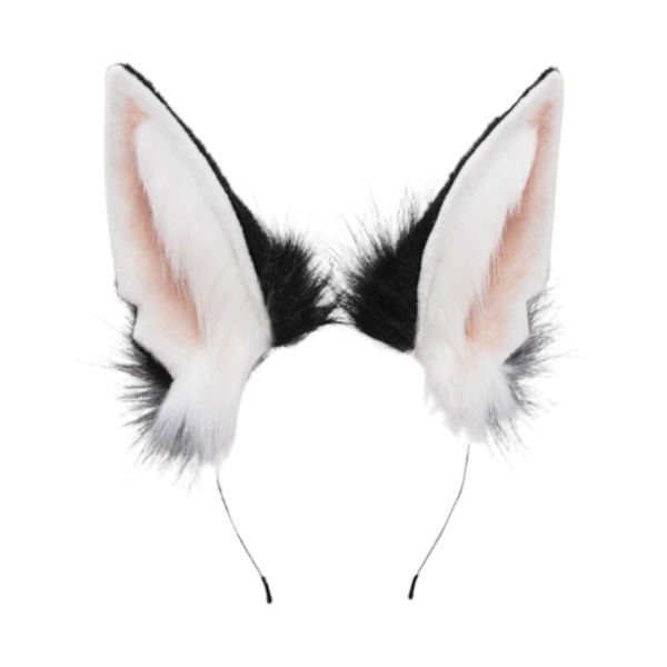 Wolf Ears Hovedbeklædning Lolita Pandebånd SORT 1 1 black 1-1