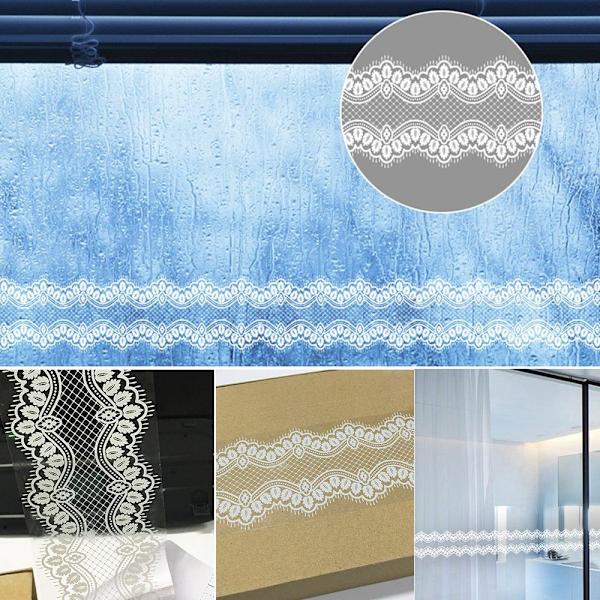 Bakgrund Border Transparent Window Sticker