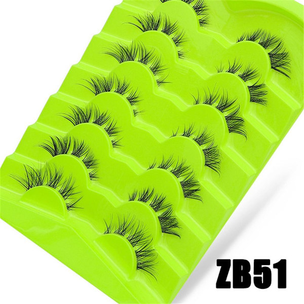 Cat Eye Fransar Falska ögonfransar ser ut som förlängningar C-ZB51 C-ZB51 C-ZB51