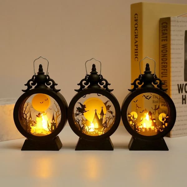 Vindlys Led Elektronisk stearinlys GRESSKAR GRESSKIN pumpkin