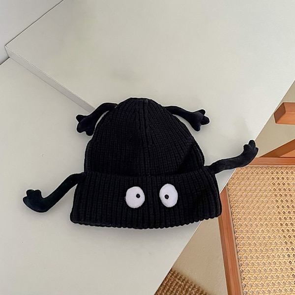 Kids Cuff Knit Beanie Sticking Cap Hat KHAKI khaki