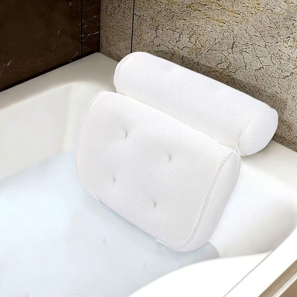 Badepute Pute Badekar Avslappende badekarpute white
