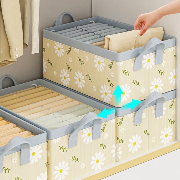 Klädförvaringsbox Separatorboxar BLÅ blue
