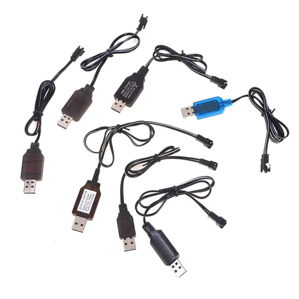 5 stk Ladekabel Sm Interface Kabel Oplader 6V SM KONNEKTOR 6V SM connector