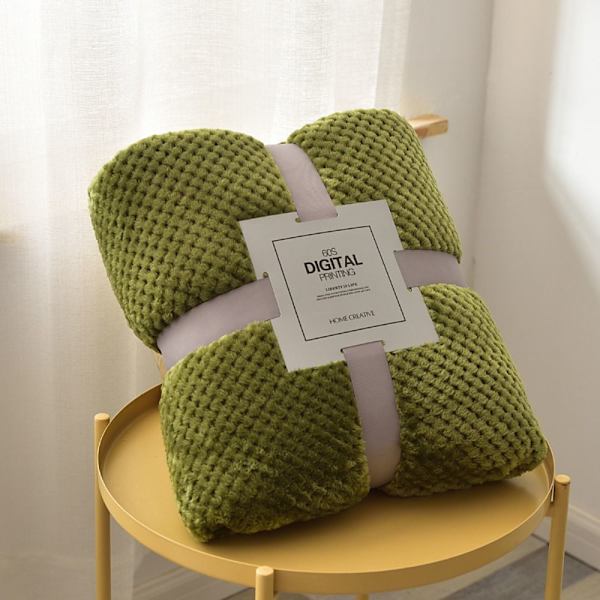 Sofffilt Fleece Täcktäcke GRÖN Green