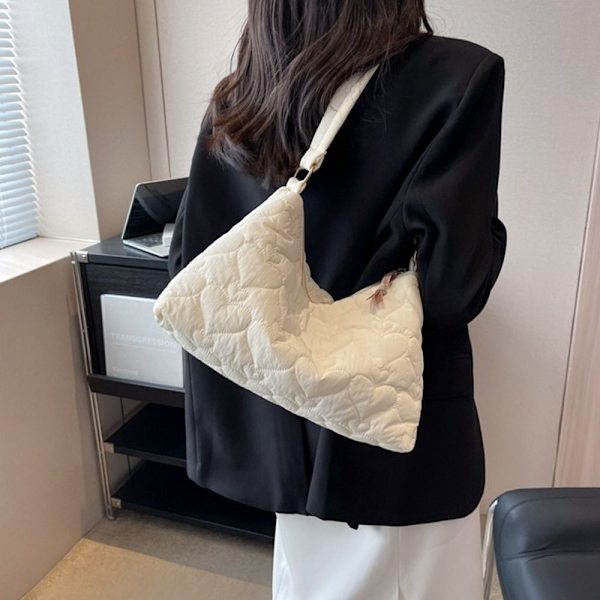 Skuldertasker Quiltet mulepose SORT black