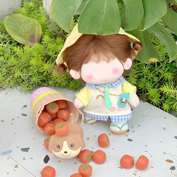 Dukkeklær Leketøy RØD 10CM DUKKE 10CM DUKKE red 10cm Doll-10cm Doll
