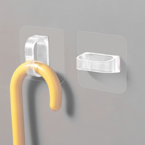 2Pcs/4Pcs Circle Hooks Ring Sticky Hooks LUKKET HENGERING Closed Hanging Ring