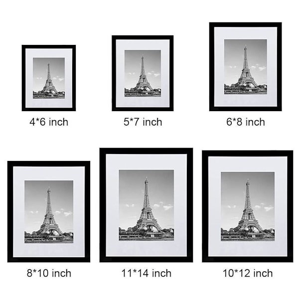 2-Pack Trading Card Display Frame Photo Frame Collector Card Black 2pcs-2pcs