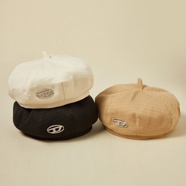 Baskerhatte fransk kasket CAMEL camel