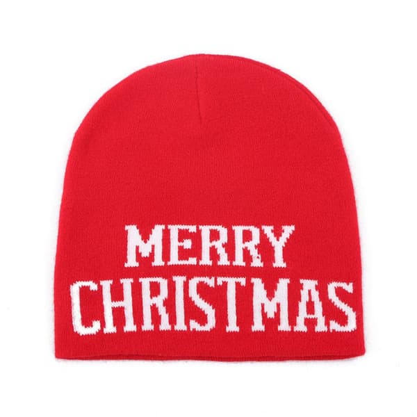 Jul strikket hue Christmas Elk Pullover Hat 2 2 2