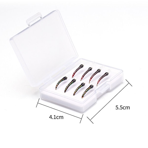 4/8stk Bionic Agn Fluefiske Lure SETT-8STK SETT-8STK SET-8Pcs
