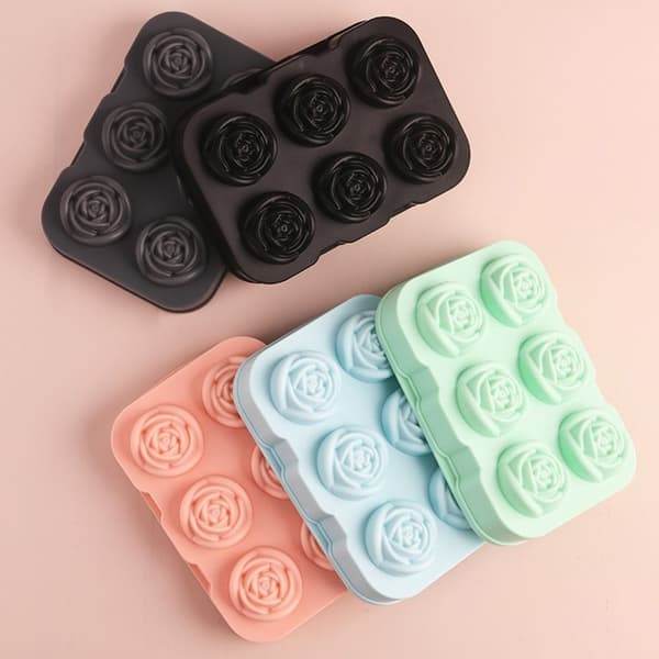 Rose Ice Ball Form Ice Ball Makers BLÅ blue