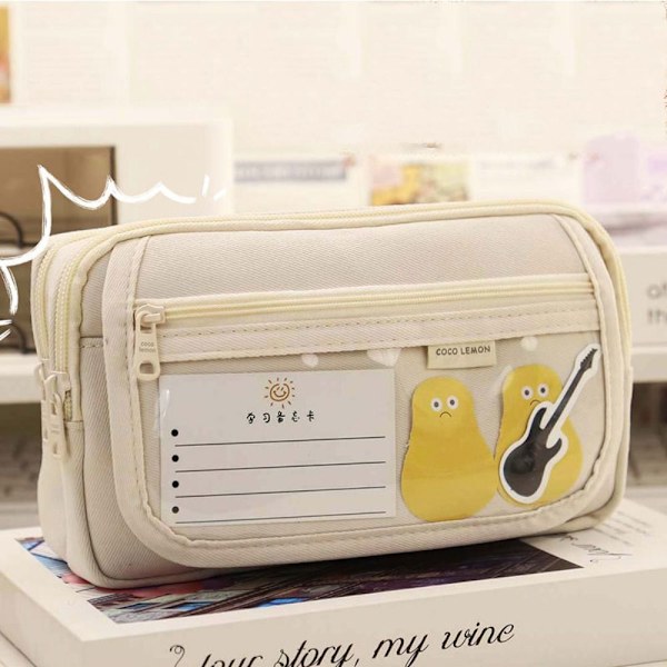 Penal Penneveske BEIGE beige