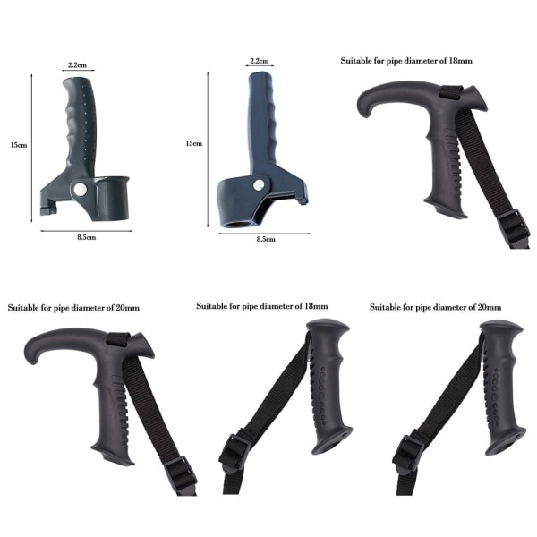 Monopod Håndtag Adapter Walking Stick Cane 2 2 2