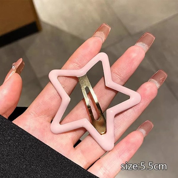 Star Hair Clips Bangs Hårnål FARGE 2 FARGE 2 Color 2