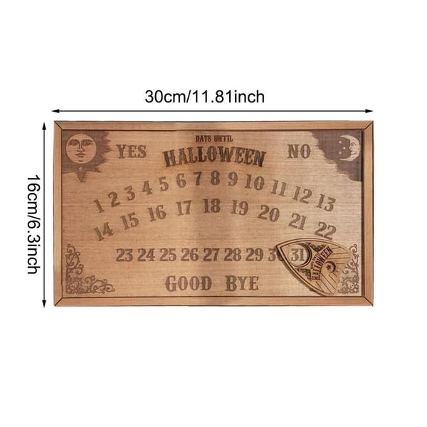 Halloween Calendar Countdown Board Advent Countdown Calendar