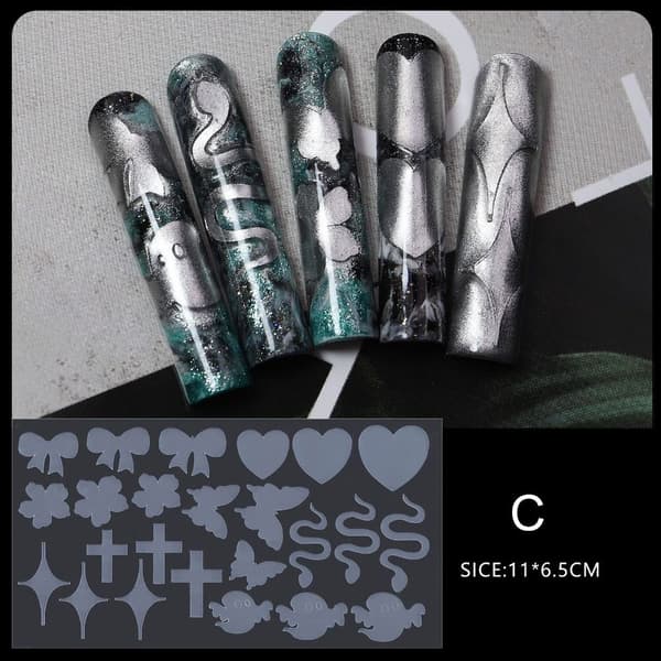 Fransk Forma Dual Sticker Negleform C C C