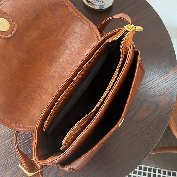Crossbody Bag Skulderveske BRUN brown