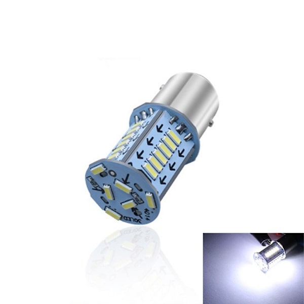 4 kpl Strobe Brake Light 1157 Led-polttimo VALKOINEN VALKOINEN white