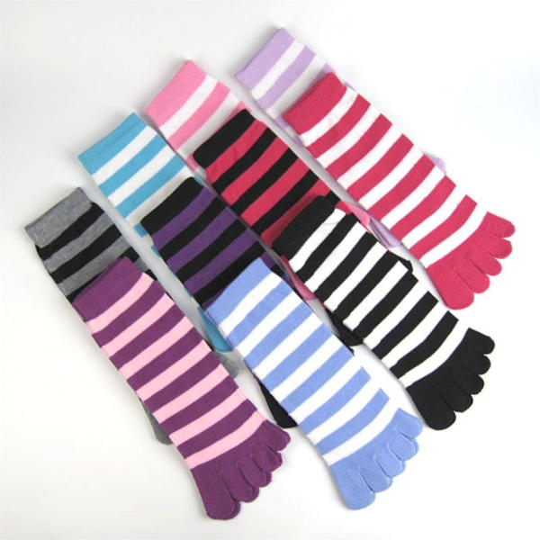 3/6 paria Stripe Full Toe sukat 3 PAIRS-COLOR SATUNNAIS 3 PAIRS-COLOR 3Pairs-Color Random