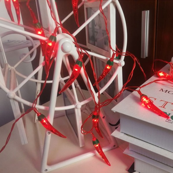 Hot Pepper String Light Farverig Lys String FARVE FARVE colour