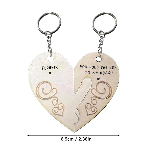 Ystävänpäivä Pariskunta Avaimenperä Love Heart Avaimenperät Avaimenperä