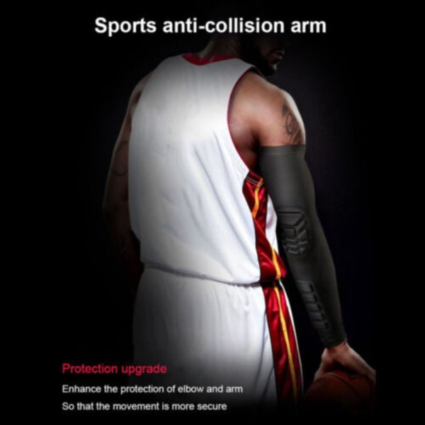 Basketball armærmer albuestøtte RØD M red M