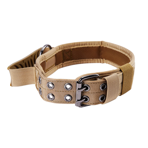 Hundhalsband Militärt hundhalsband SVART L L Black L-L