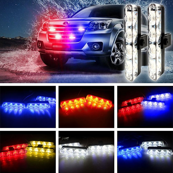 Auton led-valon varoitusvalo KELTAINEN yellow